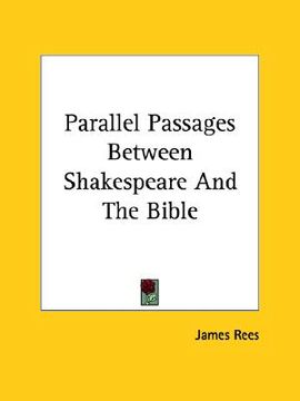 portada parallel passages between shakespeare and the bible (en Inglés)