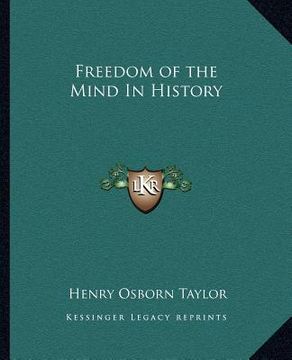 portada freedom of the mind in history (en Inglés)
