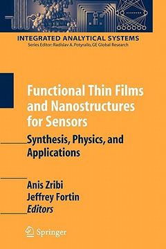 portada functional thin films and nanostructures for sensors: synthesis, physics and applications (en Inglés)