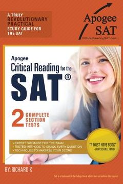 portada Apogee Critical Reading for the SAT (en Inglés)