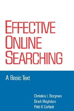 portada effective online searching: a basic text (en Inglés)