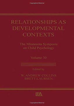 portada Relationships As Developmental Contexts (en Inglés)