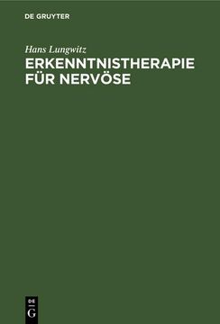 portada Erkenntnistherapie für Nervöse (en Alemán)