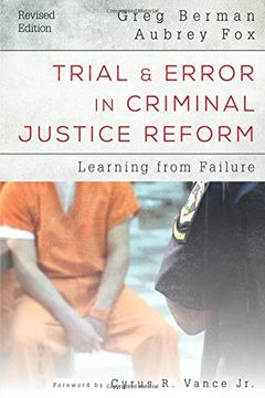 portada Trial And Error In Criminal Justice Reform: Learning From Failure (urban Institute Press) (en Inglés)