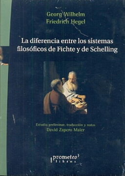 portada Diferencia Entre los Sistemas Filosoficos de Fichte y de Schelling (in Spanish)