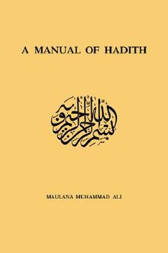 portada a manual of hadith (in English)