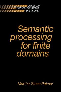 portada Semantic Processing for Finite Domains Hardback (Studies in Natural Language Processing) 