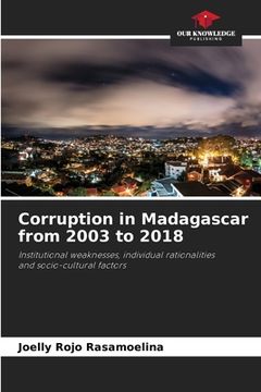 portada Corruption in Madagascar from 2003 to 2018