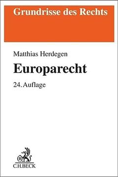 portada Europarecht (Grundrisse des Rechts) (en Alemán)