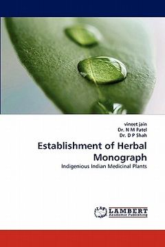 portada establishment of herbal monograph