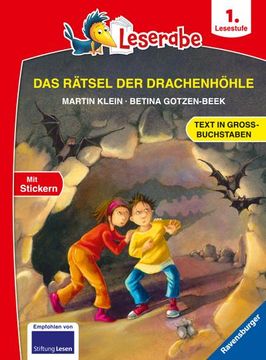 portada Das Rätsel der Drachenhöhle - Leserabe ab 1. Klasse - Erstlesebuch für Kinder ab 6 Jahren (in Großbuchstaben) (en Alemán)