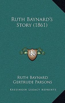 portada ruth baynard's story (1861) (en Inglés)