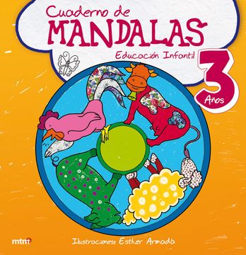 portada Cuaderno de Mandalas Educación Infantil 3 Años