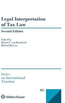 portada Legal Interpretation of tax law (Series on International Taxation) (en Inglés)