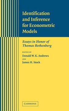 portada Identification and Inference for Econometric Models Hardback: Essays in Honor of Thomas Rothenberg 