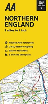 portada Road map Britain 07 Northern England 1: 200 000: Streetmap (en Inglés)