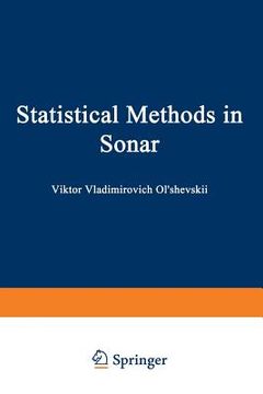 portada Statistical Methods in Sonar (en Inglés)