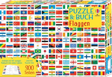 portada Puzzle & Buch: Flaggen (en Alemán)