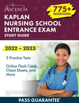 portada Kaplan Nursing School Entrance Exam 2022-2023 Study Guide: Test Prep With 775+ Practice Questions [3Rd Edition] 