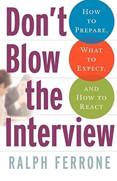 portada Don't Blow the Interview (in English)