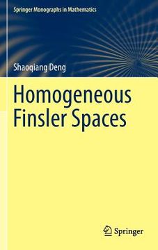 portada homogeneous finsler spaces