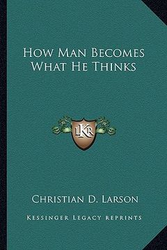 portada how man becomes what he thinks (en Inglés)