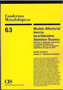 portada Modelo Bifactorial Inercia-Incertidumbre Alaminos-Tezanos - 63 (in Spanish)