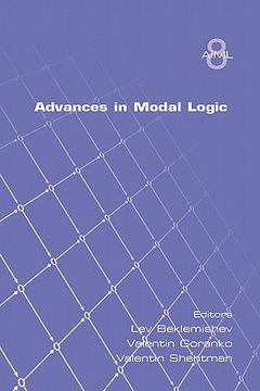 portada advances in modal logic volume 8 (en Inglés)