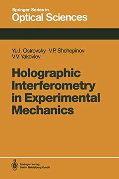 portada Holographic Interferometry in Experimental Mechanics (Springer Series in Optical Sciences) (in English)