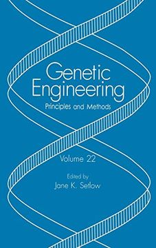 portada Genetic Engineering - Principles and Methods (Genetic Engineering: Principles and Methods Volume 22) (en Inglés)