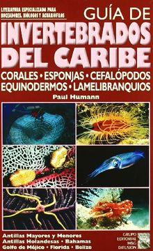 portada GUÍA DE INVERTEBRADOS DEL CARIBE: CORALES, ESPONJAS, CEFALÓPODOS, EQUINODERMOS, LAMELIBRANQUIOS