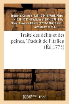 portada Traité Des Délits Et Des Peines. Traduit de l'Italien