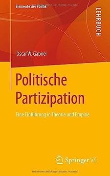 portada Politische Partizipation: Eine Einführung in Theorie und Empirie (Elemente der Politik) (en Alemán)
