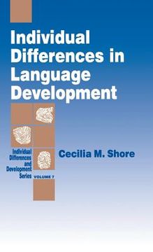 portada individual differences in language development (in English)
