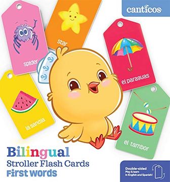 portada Bilingual Stroller Flash Cards: First Words (in English)