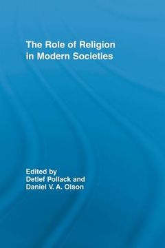 portada the role of religion in modern societies (en Inglés)