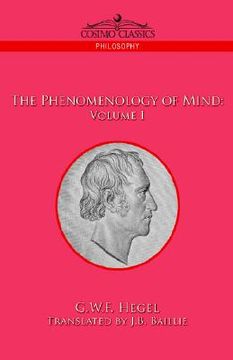 portada the phenomenology of mind: volume i (en Inglés)