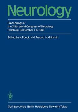 portada neurology: proceedings of the xiiith world congress of neurology hamburg, september 1 6, 1985 (in English)