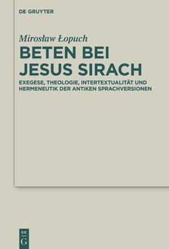portada Beten bei Jesus Sirach (in German)