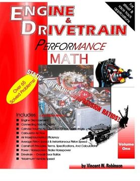 portada Engine & Drivetrain Performance Math (Volume One) (en Inglés)