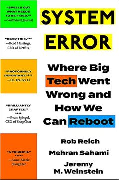 portada System Error: Where big Tech Went Wrong and how we can Reboot