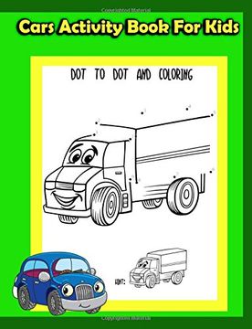 portada Cars Activity Book for Kids: Kids Activities Book With fun and Challenge in Cars Theme: Trace Lines and Numbers, Coloring, Count the Number, Dot-Dot and More. (Activity Book for Kids Ages 3-5) (en Inglés)