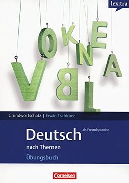 portada lextra deutsch nach themen ubungsbuch grundwortschatz (en Alemán)