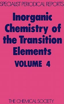 portada inorganic chemistry of the transition elements: volume 4 (in English)