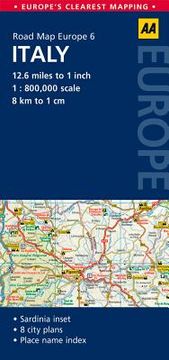 portada Road map Italy (Road map Europe) (en Inglés)