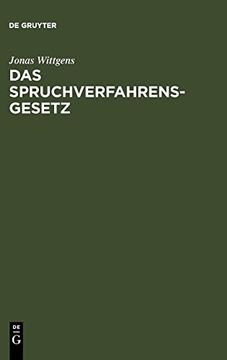 portada Das Spruchverfahrensgesetz (in German)