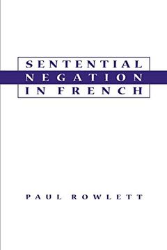 portada Sentential Negation in French (en Inglés)