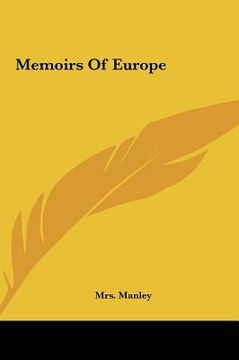 portada memoirs of europe (in English)