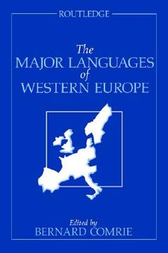 portada the major languages of western europe (en Inglés)
