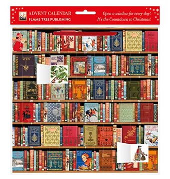 portada Bodleian Libraries: Christmas Bookshelves Advent Calendar (With Stickers) (en Inglés)